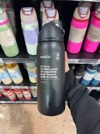 Owala Cup Vacuum Flasks & Thermoses Water Bottle Drinkware Thermo Tumbler Stainless Steel Thermal Mug Original Cold Hot