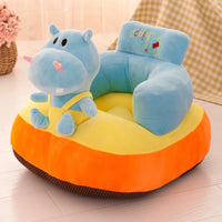 Cartoon Kid Furniture Protector Non-slip Animal Babies Armchair Couch Covers Breathable Elastic Unisex for Boys Girls