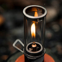 Portable Camping Gas Candle Lamp Light Outdoor Butane Gas Light Tent Lantern for Emergency Fishing Picnic Night Light Gas Lamp