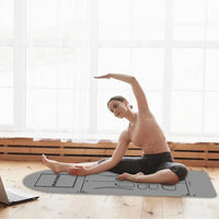 abdominal wheel kneeling pad Belly wheel special mat indoor thicken shock-absorbing silent non-slip yoga mat sports fitness mat