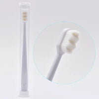 Environmentally Toothbrush Ultra-fine Soft Flat And Waves Head Deep Cleaning Teeth Adult kids Manual Toothbrush For Oral Care