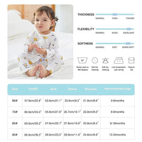 MICHLEY 3pcs Baby Short-Sleeve Rompers Long-Sleeve Jumpsuit Bodysuit Soft White Cartoon Infant Clothes Overalls  For Boys Girls