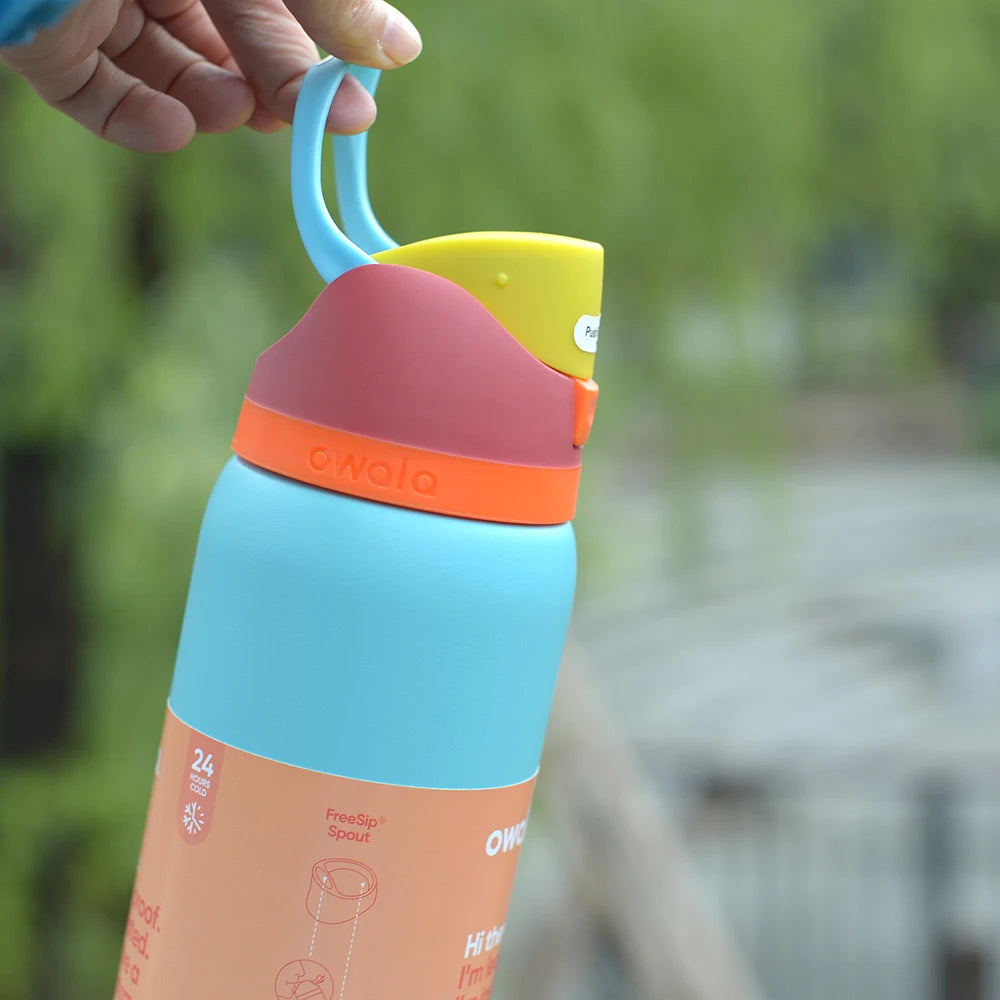 Owala Cup Vacuum Flasks & Thermoses Water Bottle Drinkware Thermo Tumbler Stainless Steel Thermal Mug Original Cold Hot