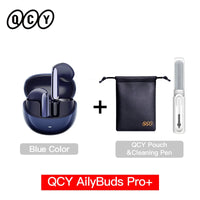 QCY HT10 AilyBuds Pro+ Hybrid ANC Wireless Earphones Hi-Res Audio with LDAC 6 Mics AI HD Call Headset Dual Connection Earbuds