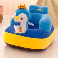 Cartoon Kid Furniture Protector Non-slip Animal Babies Armchair Couch Covers Breathable Elastic Unisex for Boys Girls