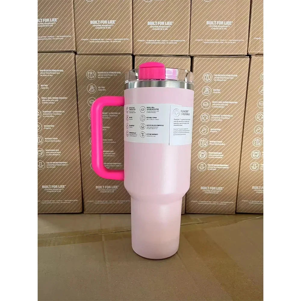 NEW 40oz Mug Stitch Stainless Steel Portable Large Capacity Water Cup Travel Water Bottle Kawaii Cups Gifts