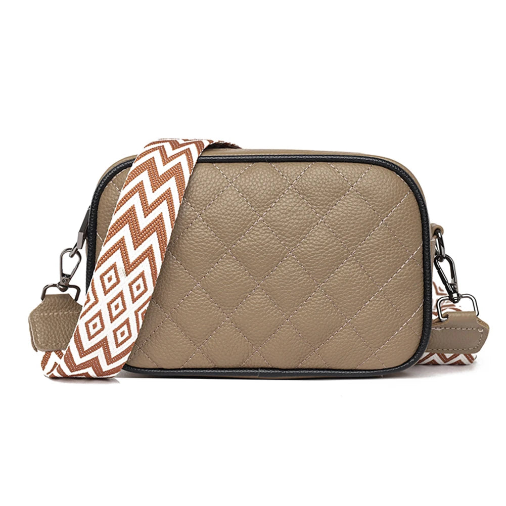 Women Crossbody Bag Genuine Leather Vintage Shoulder Bag Casual Female Satchel